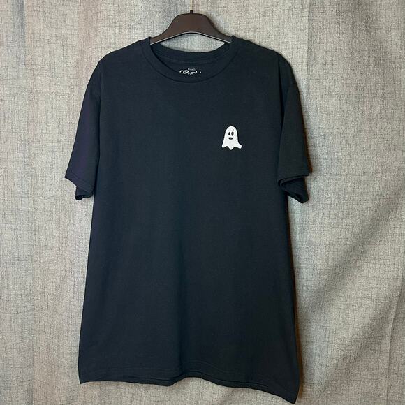 Eighty Eight Brand Embroidered Ghost Logo T-Shirt Men's Size Large - Picture 1 of 4